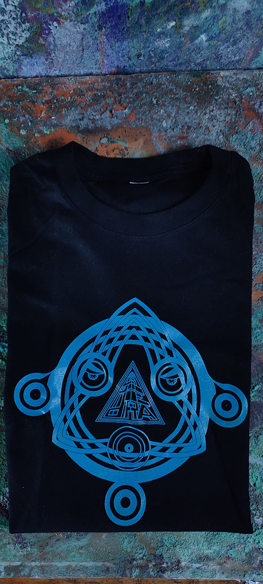 Playera La Piedra Logo Azul