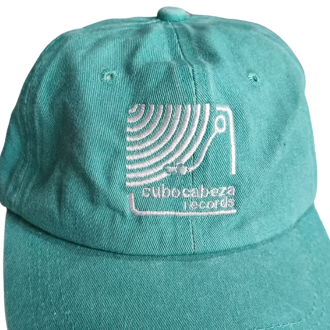 Gorra Oficial de Cubocabeza Records Verde