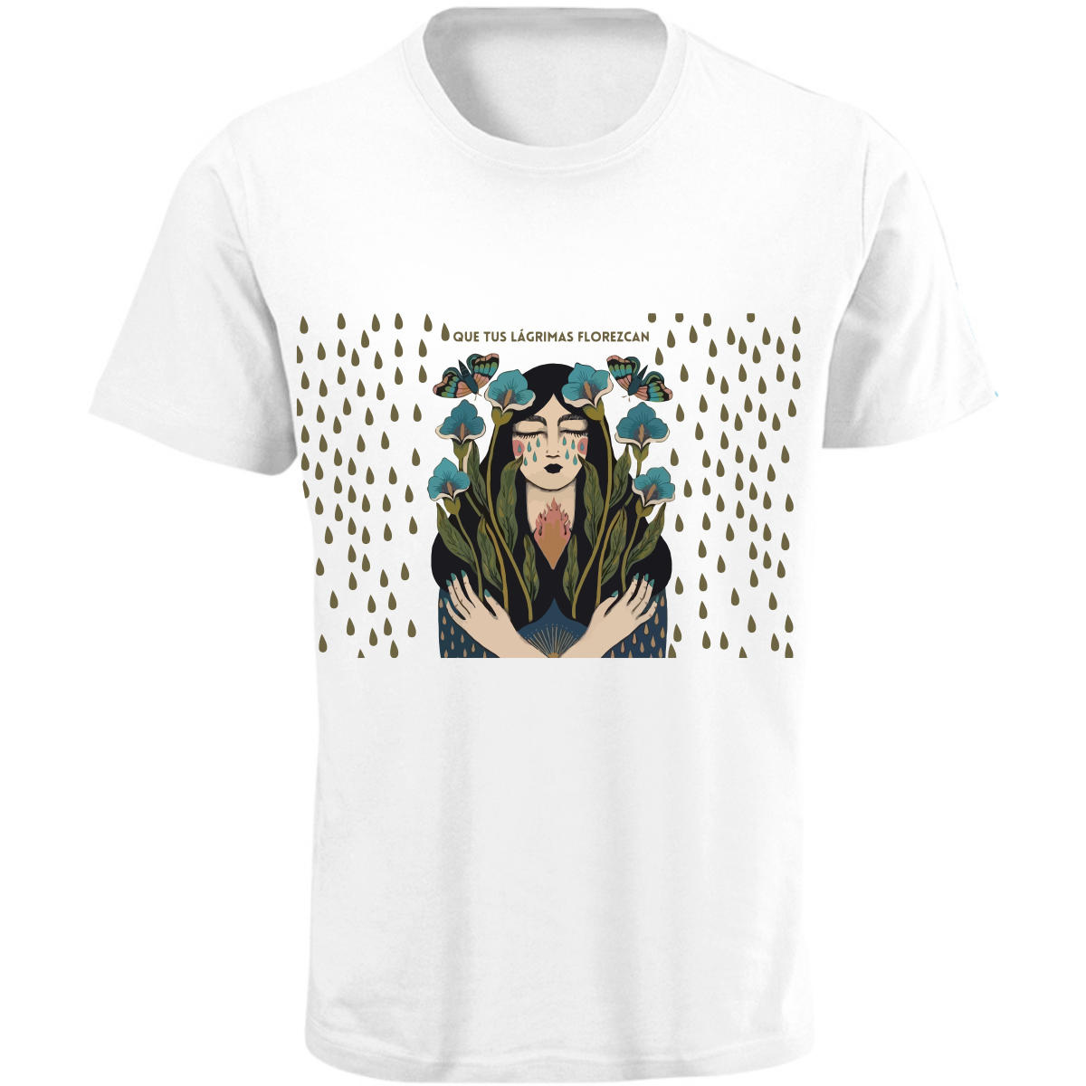 Playera Espanglish "Que tus lágrimas florezcan"