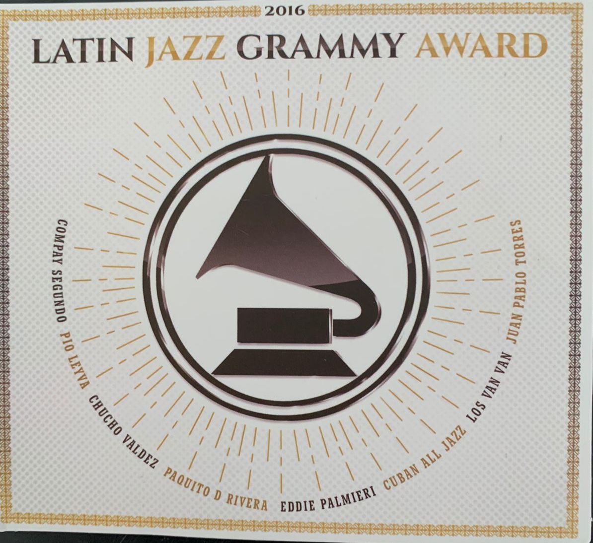 Latin Jazz Grammy Award 2016 - CD