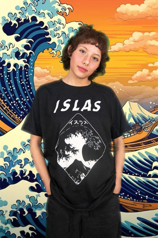 Playera Oficial de ISLAS Negra - Tópica Shop