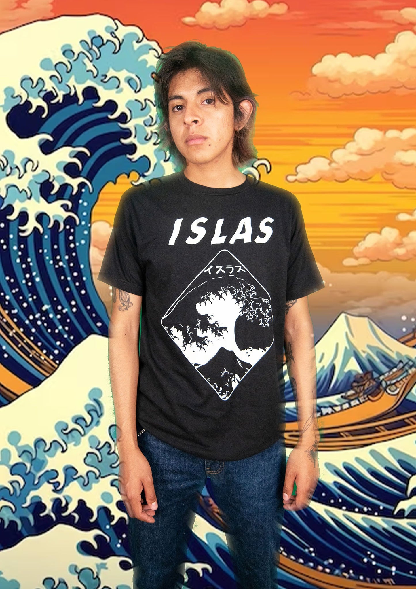Playera Oficial de ISLAS Negra - Tópica Shop