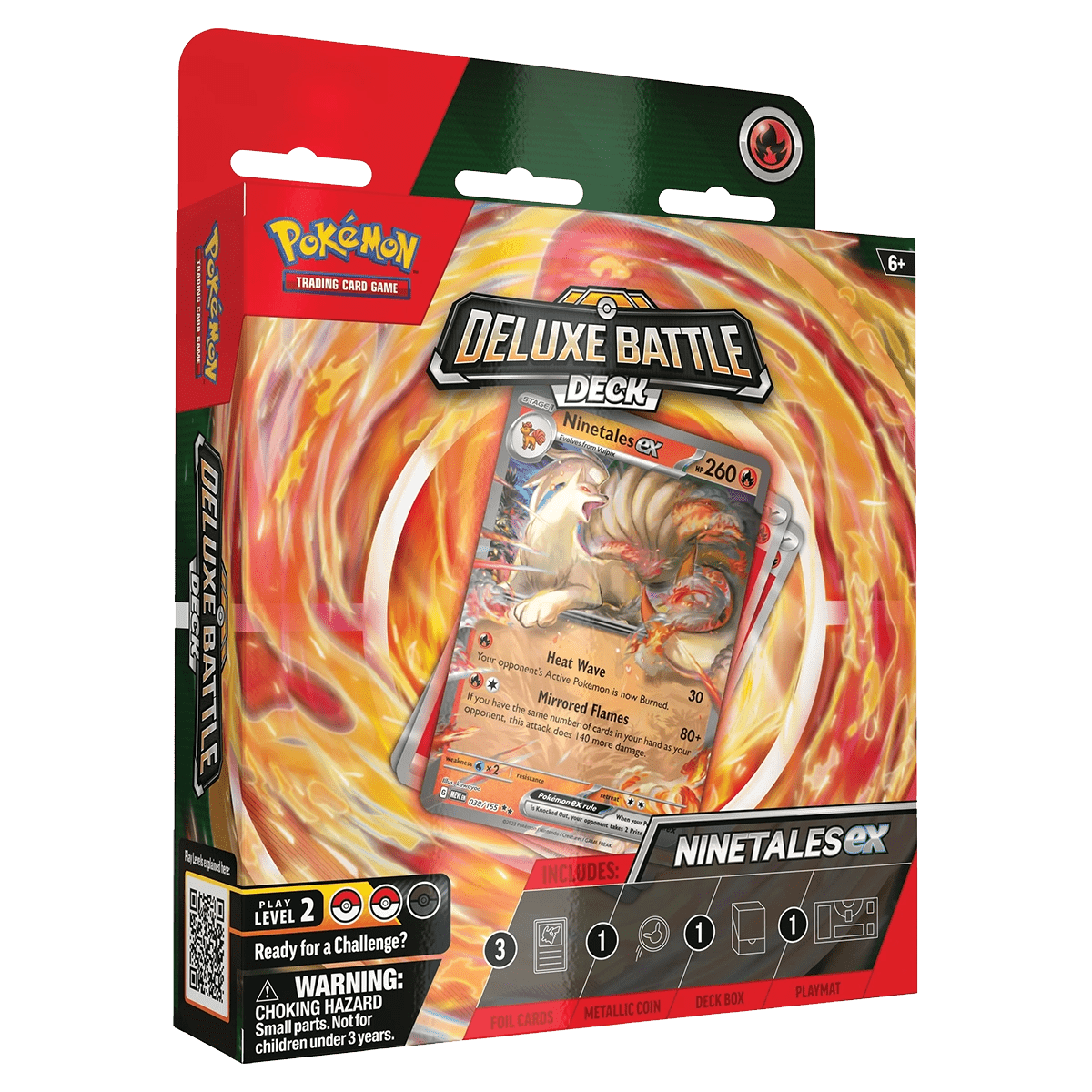 Pokemon TCG Scarlet & Violet: Deluxe Battle Deck - Ninetales Ex En Ingles - Tópica Shop