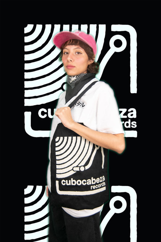 Tote Bag Oficial de Cubocabeza Records - Tópica Shop