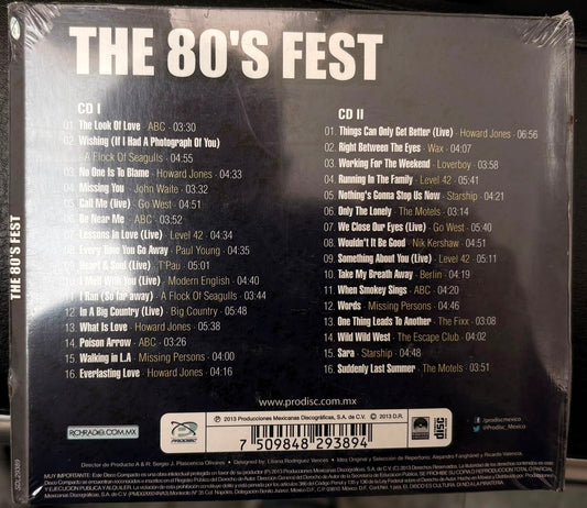 The 80's Fest 2 CDS- Varios Artistas - CD