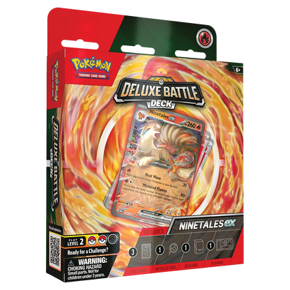 Pokemon TCG Scarlet & Violet: Deluxe Battle Deck - Ninetales Ex En Ingles