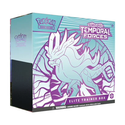 Pokemon TCG Scarlet & Violet: Temporal Forces - Elite Trainer Box Walking Wake En Ingles