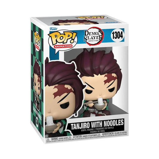 Funko Pop Demon Slayer - Tanjiro con Tazon De Tallarines - Tópica Shop