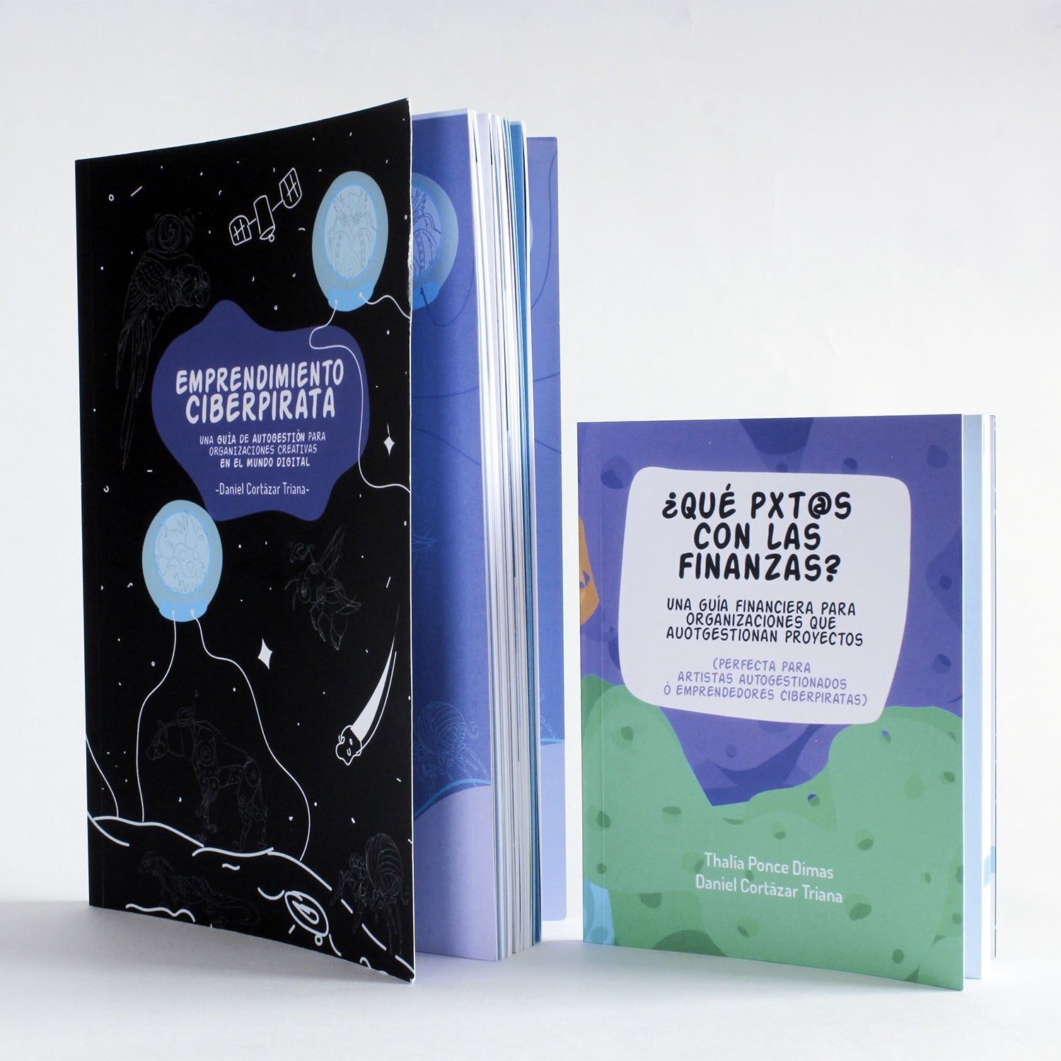 Paquete de dos libros: Emprendimiento Ciberpirata + ¿Qué pxt@s con las finanzas? - Tópica Shop