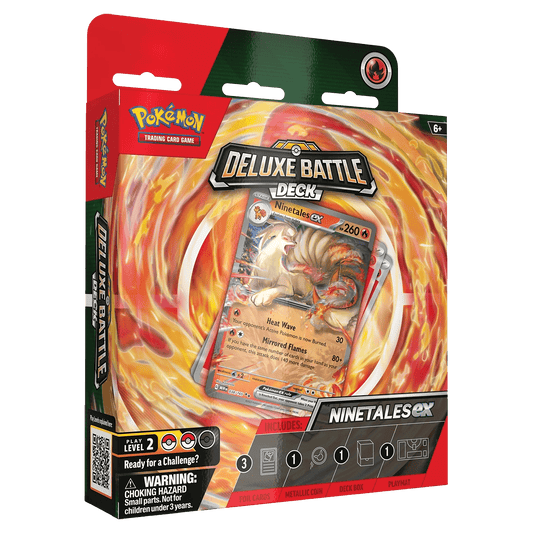 Pokemon TCG Scarlet & Violet: Deluxe Battle Deck - Ninetales Ex En Ingles - Tópica Shop