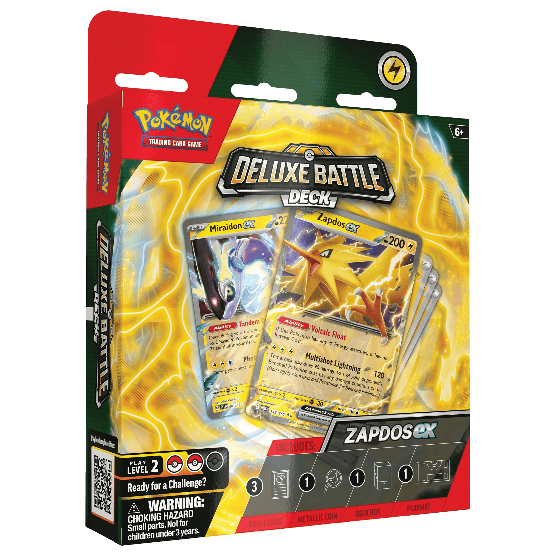 Pokemon TCG Scarlet & Violet: Deluxe Battle Deck - Zapdos Ex En English - Tópica Shop