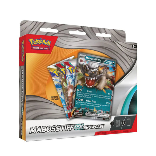 Pokemon TCG Scarlet & Violet: Mabosstiff Ex Box Showcase En Ingles - Tópica Shop