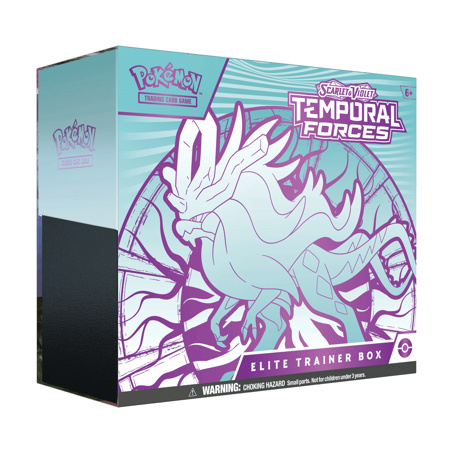 Pokemon TCG Scarlet & Violet: Temporal Forces - Elite Trainer Box Walking Wake En Ingles - Tópica Shop